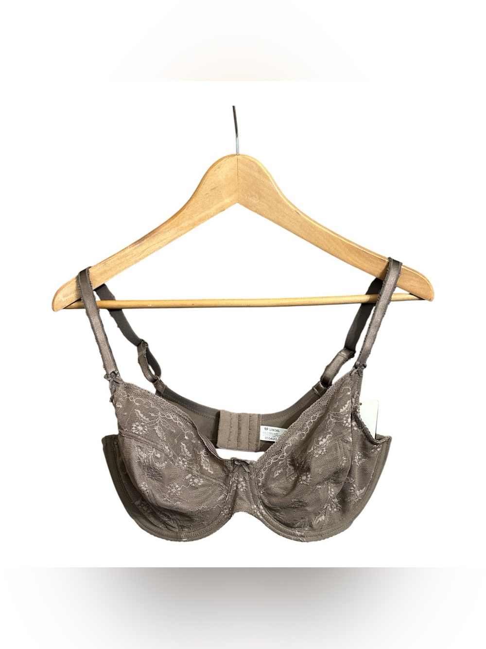 NWT Wacoal Ultimate Lift Bra 36DD Lace Sheer Taupe Underwire Sheer Floral